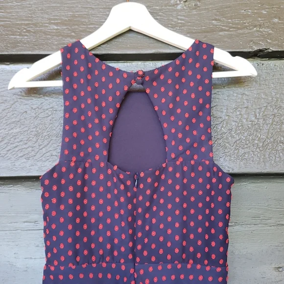 Anthropologie EVA FRANCO Ruffled Clipdot Dress sz 4 Women's - Picture 6 of 11